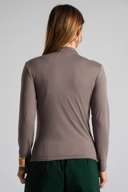 Cotton Blouse Lupeto Neckline