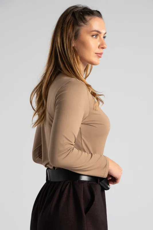 Cotton Blouse Lupeto Neckline