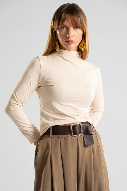 Cotton Blouse Lupeto Neckline