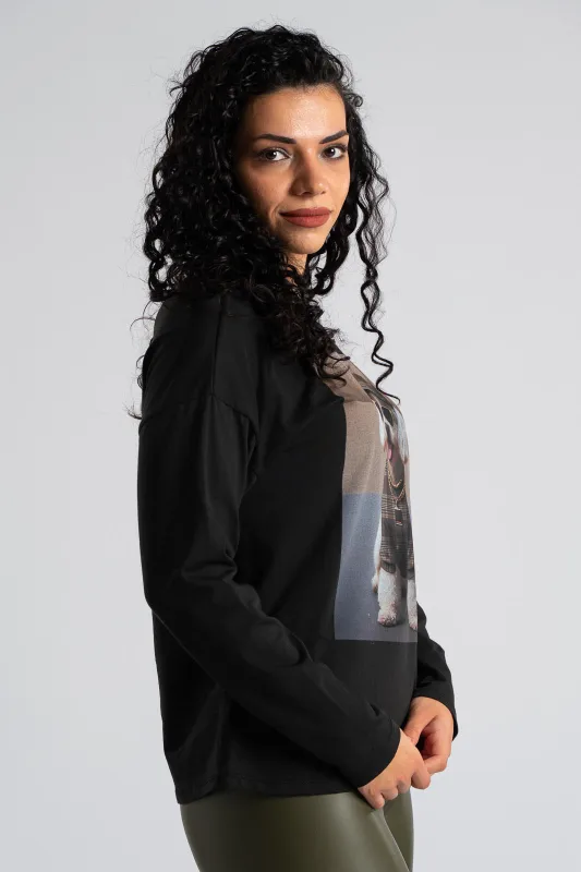 Long Sleeve Cotton Blouse Candy