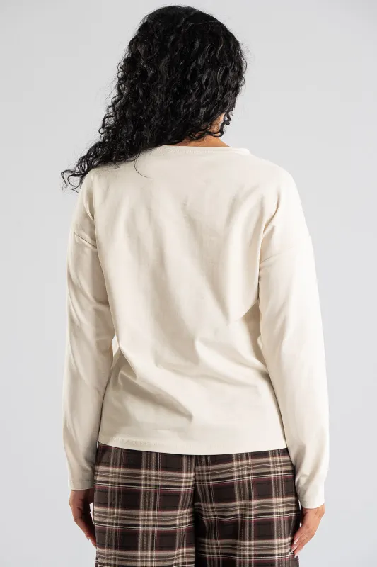 Long Sleeve Cotton Blouse Candy
