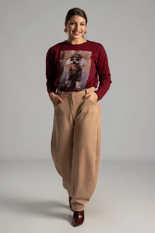 Μπλούζα Βαμβακερή Μακριά Μανίκια Candy