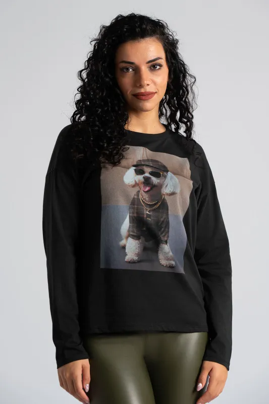 Long Sleeve Cotton Blouse Candy