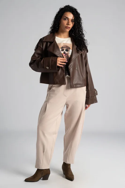 Long Sleeve Cotton Blouse Candy