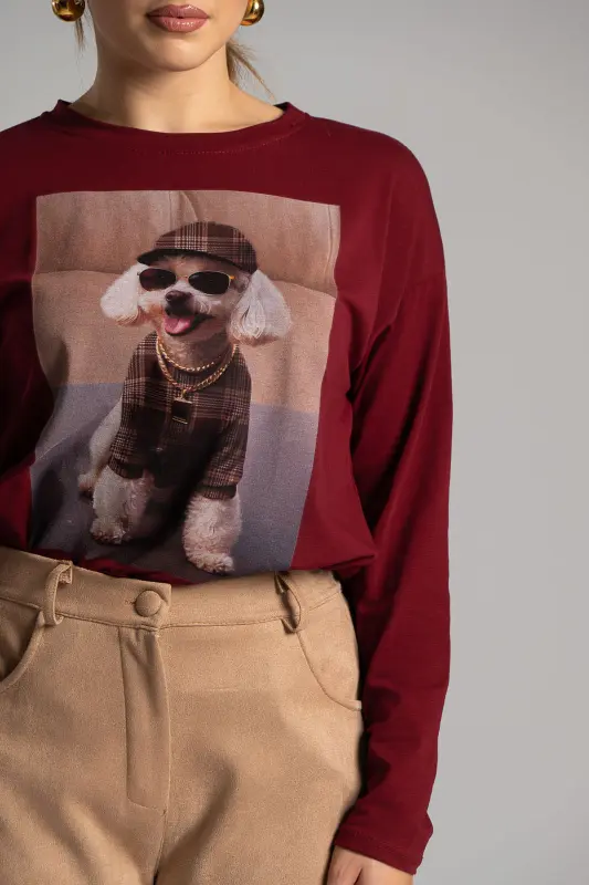 Μπλούζα Βαμβακερή Μακριά Μανίκια Candy