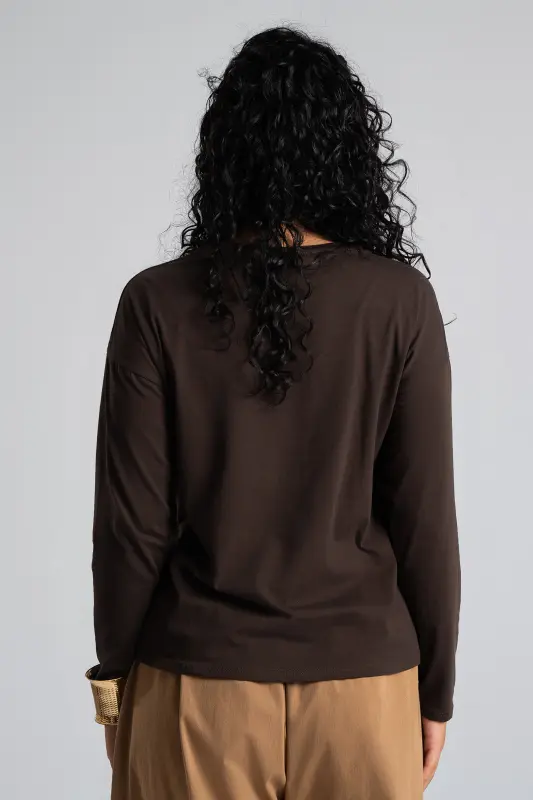 Long Sleeve Cotton Blouse Candy