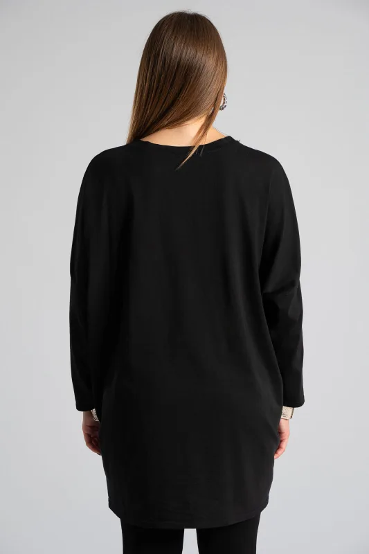 Blouse Cotton Strass Detail