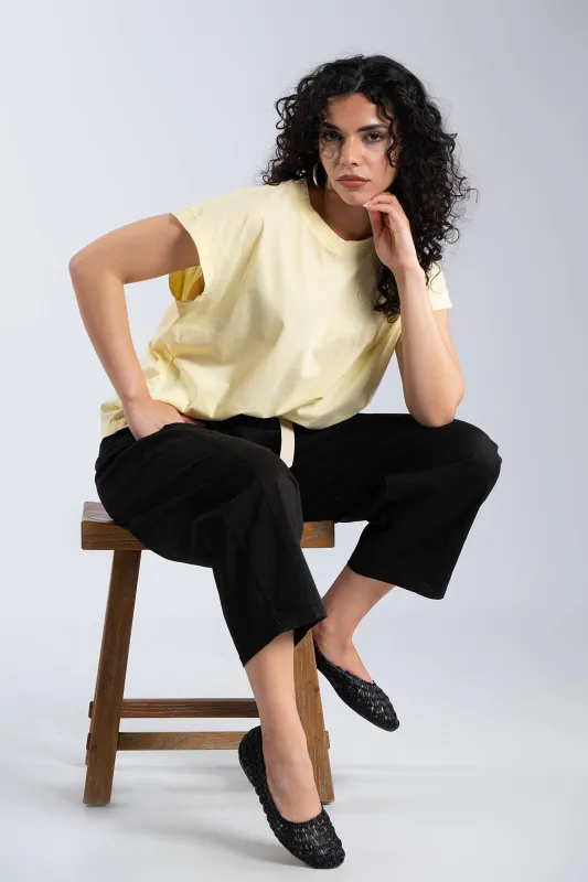 Cotton T-Shirt Round Neckline
