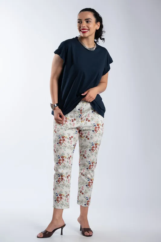 Cotton T-Shirt Round Neckline