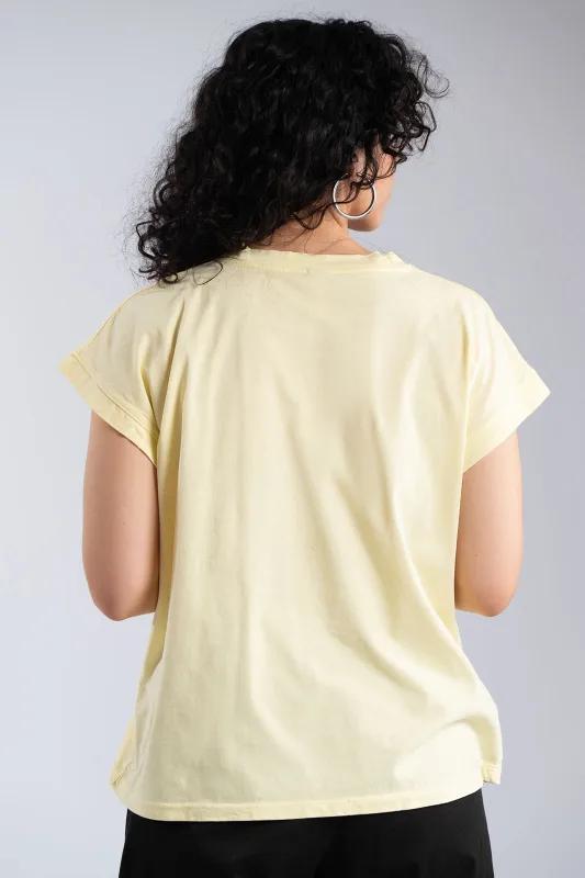 Cotton T-Shirt Round Neckline