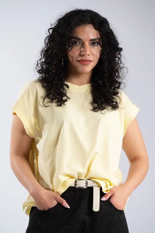 Cotton T-Shirt Round Neckline