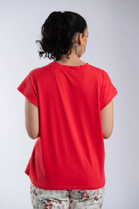 Cotton T-Shirt Round Neckline
