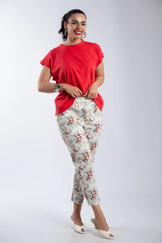Cotton T-Shirt Round Neckline