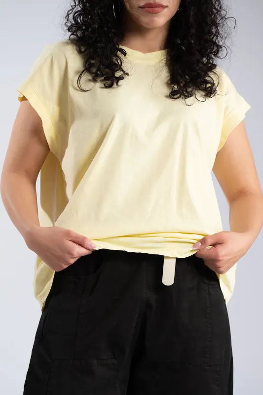 Cotton T-Shirt Round Neckline