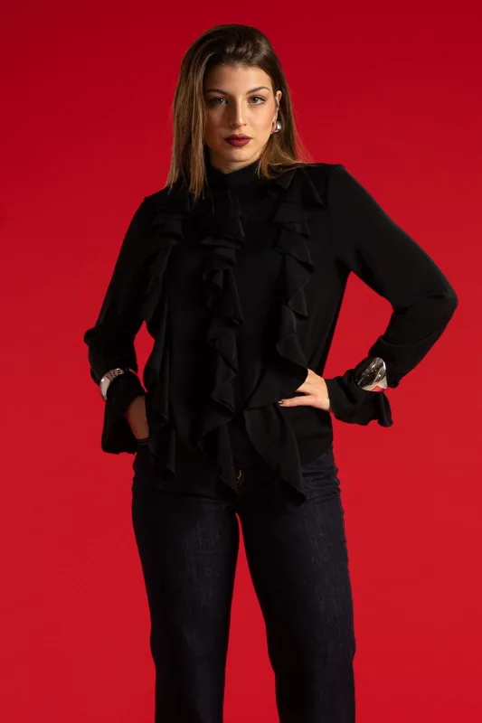 Blouse Ruffle Details