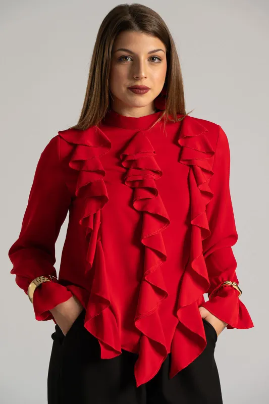 Blouse Ruffle Details