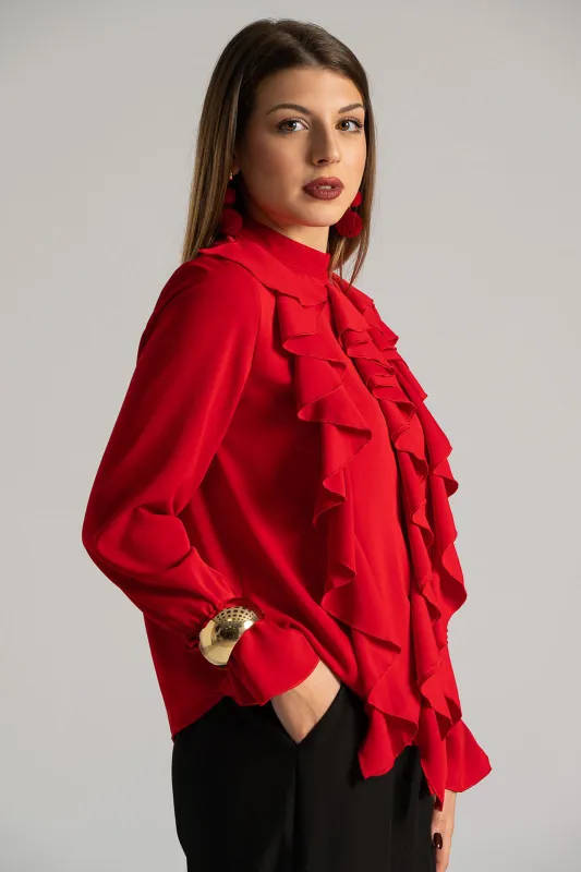 Blouse Ruffle Details