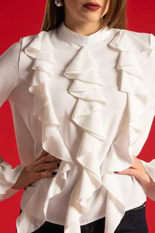 Μπλούζα Βολάν Λεπτομέρειες