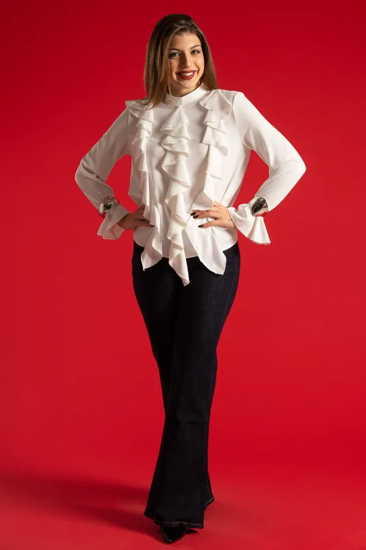 Μπλούζα Βολάν Λεπτομέρειες