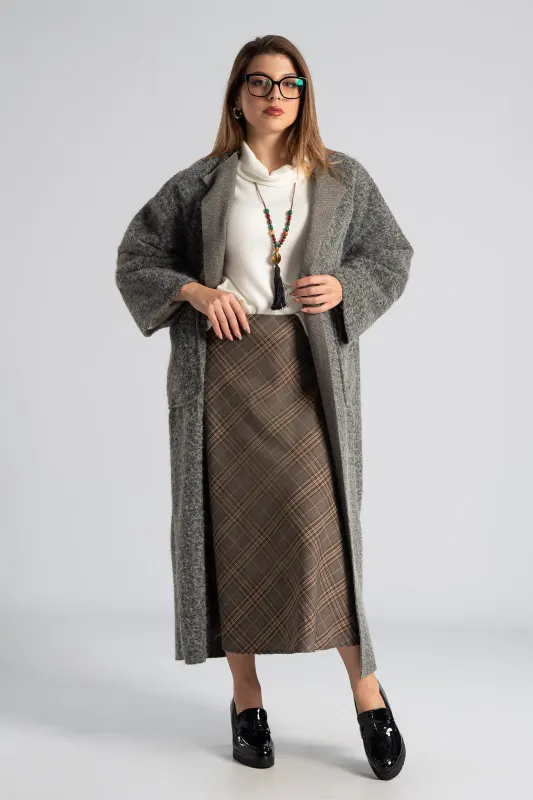 Blouse Loose Turtleneck Necklace 