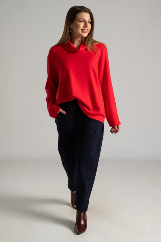 Μπλούζα Χαλαρό Ζιβάγκο Μονόχρωμη