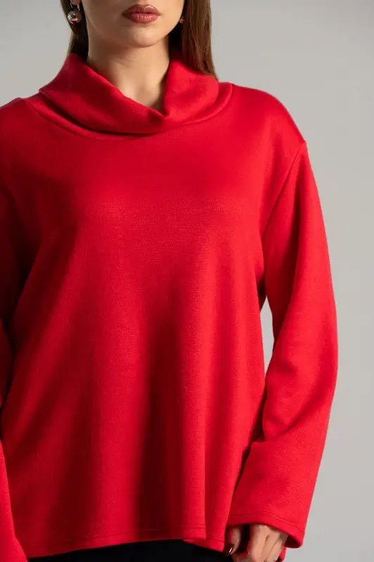 Μπλούζα Χαλαρό Ζιβάγκο Μονόχρωμη