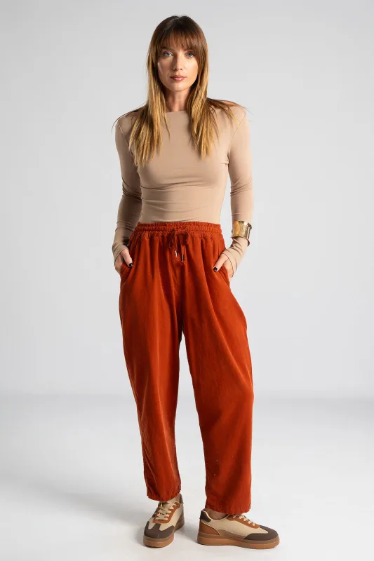 Long Sleeved Blouse Smile Neckline