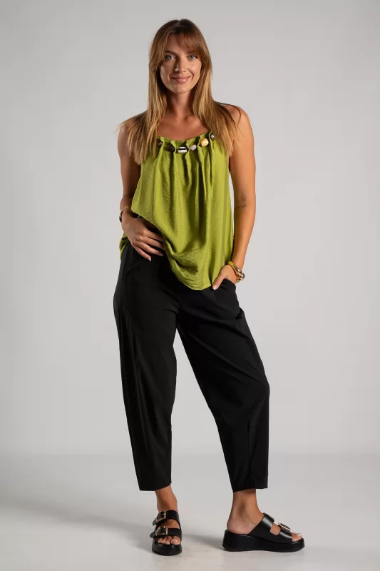Blouse Beads Pleats