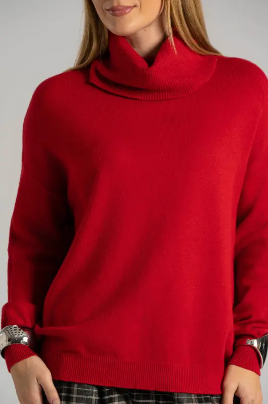 Blouse Basic Turtleneck