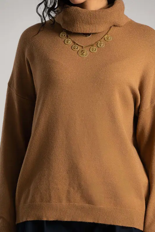 Blouse Basic Turtleneck