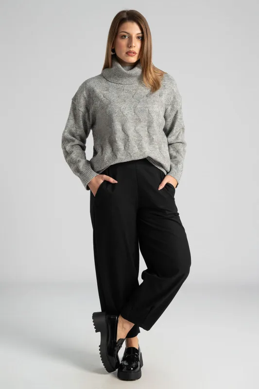 Blouse Turtleneck Sequins 