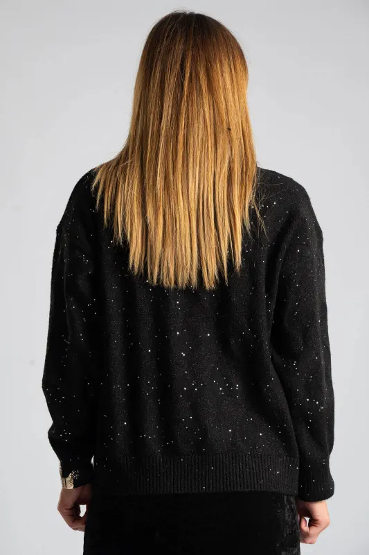 Blouse Turtleneck Pleats