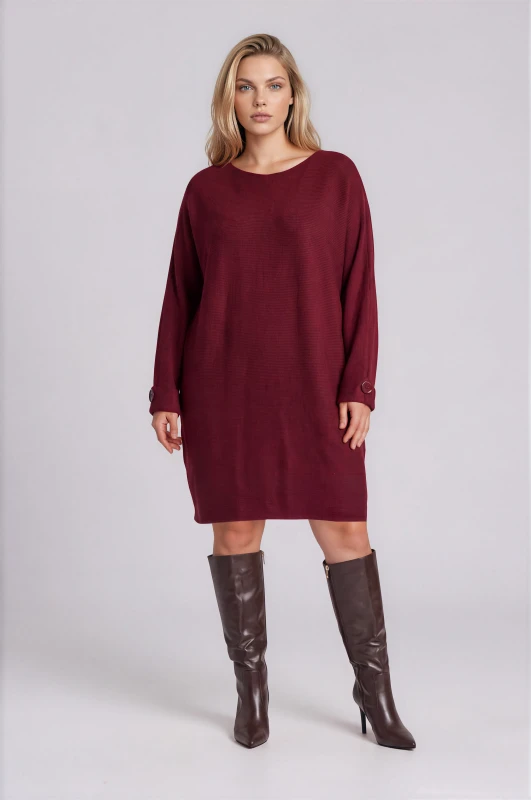 Blouse Dress Thread Oversized 