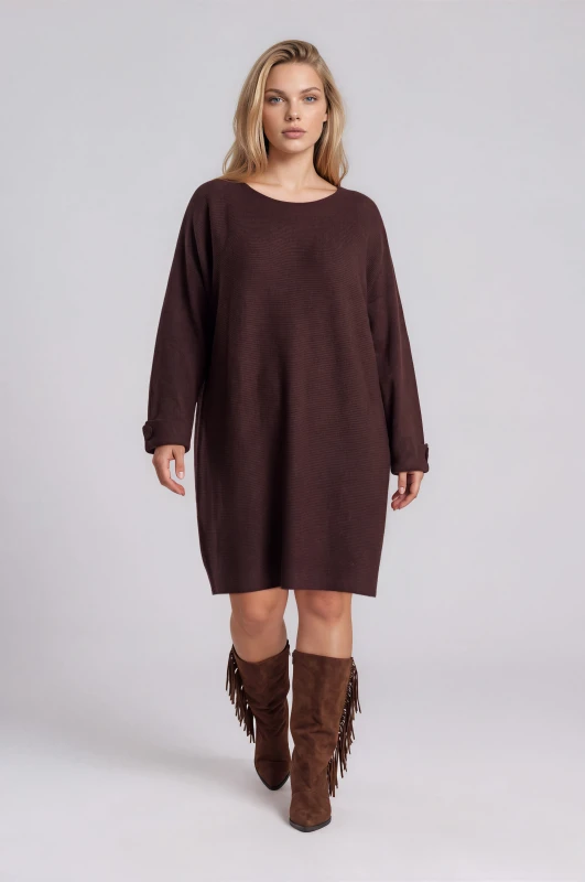 Μπλουζοφόρεμα Νημάτινο Oversized