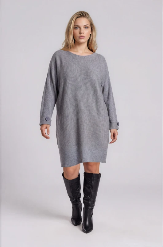 Blouse Dress Thread Oversized 
