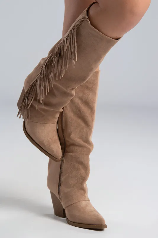 Cow Fringes Boot 