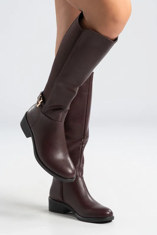 Μπότα Δερματίνη Ιππασίας