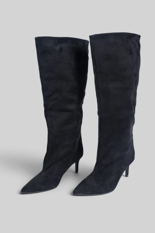 Μπότα Suede Μυτερή