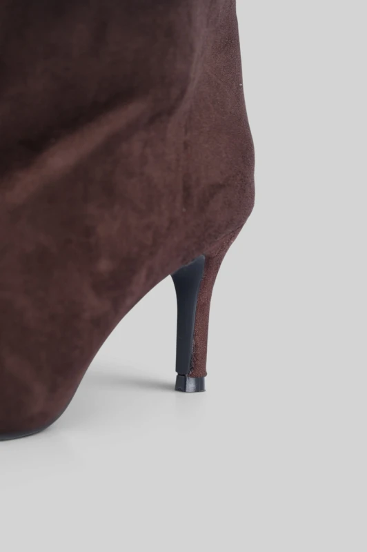 Μπότα Suede Μυτερή