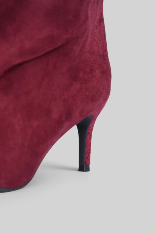 Μπότα Suede Μυτερή