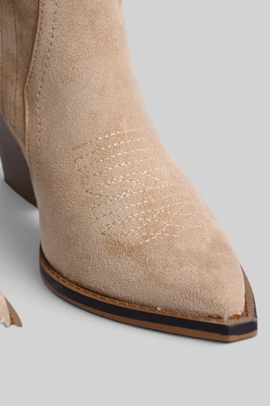 Ankle Boots Cowboy Suede