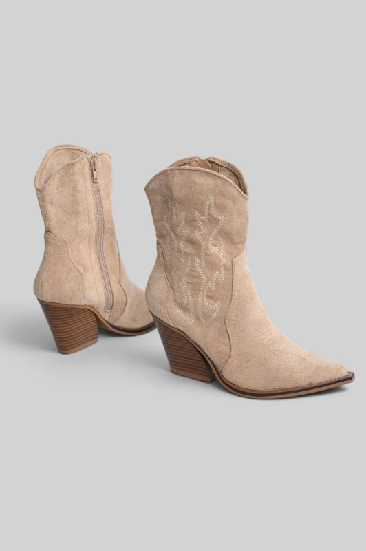 Ankle Boots Cowboy Suede