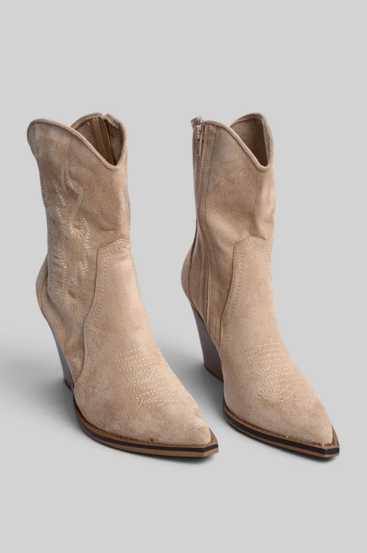 Ankle Boots Cowboy Suede