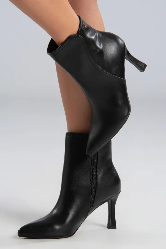 Μποτάκι Δερματίνη Μυτερό