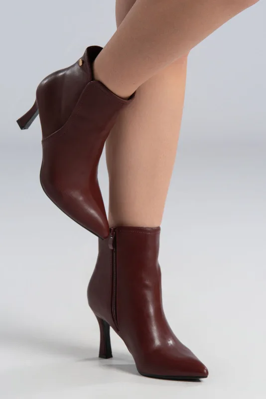 Μποτάκι Δερματίνη Μυτερό