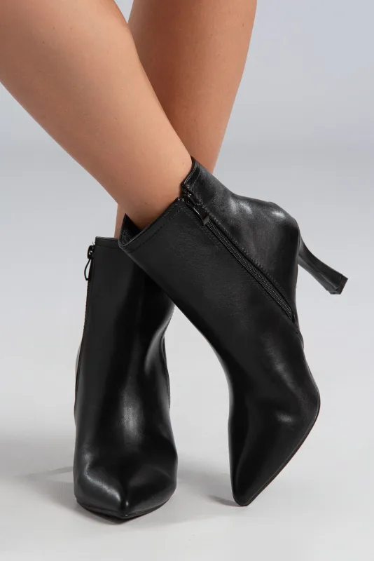 Μποτάκι Δερματίνη Μυτερό