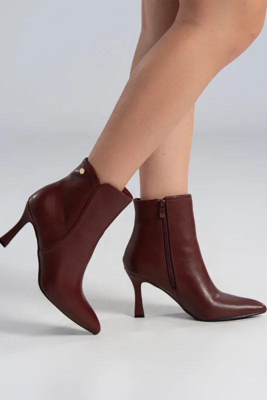 Μποτάκι Δερματίνη Μυτερό