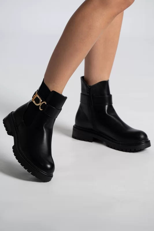 Ankle Boots Buckle