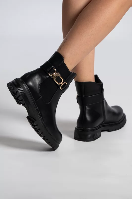 Ankle Boots Buckle