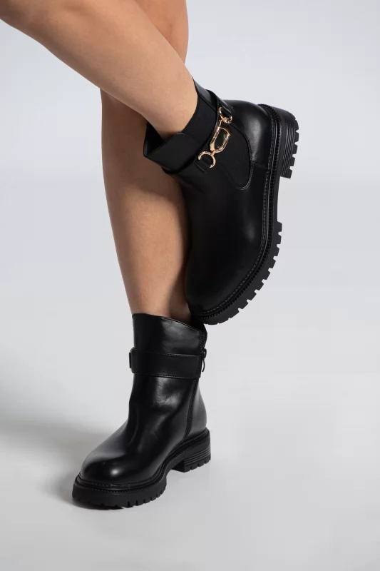Ankle Boots Buckle